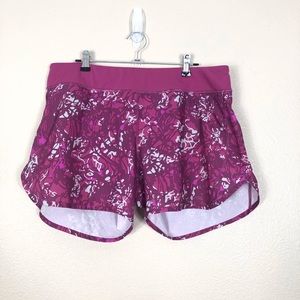 Patagonia Shorts running pink purple camo work out
